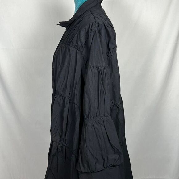 Parsley & Sage Black Tiered Ruffle Jacket / Shacket (Size 1X) - Picture 2 of 6
